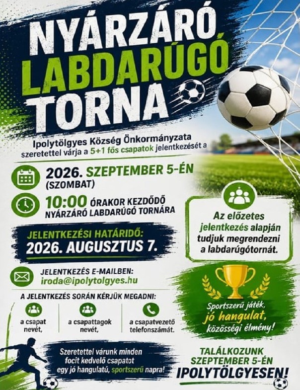 Nyárzáró labdarúgó torna Ipolytölgyes / Futbalový zápas